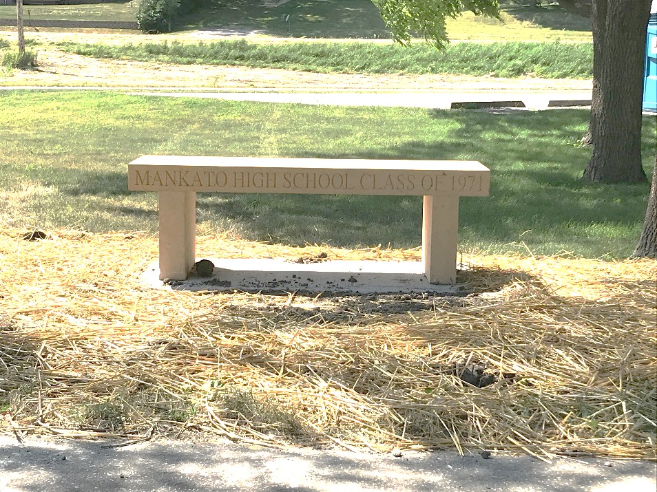 Our Bench is installed.